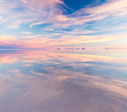 Full Day Tour Sky reflects - Uyuni Salt Flats in raining season