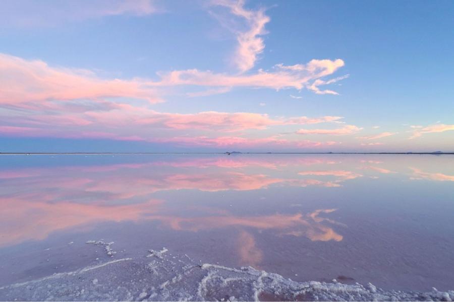 Sunset on the Salt Flats
